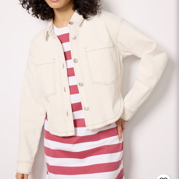 Z Supply All Day Cropped Twill Jacket - Picture 2 of 4